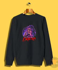 Night Of The Demons Horror Movie Poster Sweatshirt