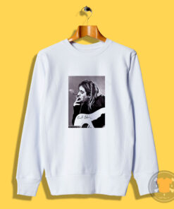 Nirvana Kurt Cobain Smoking Photo Sweatshirt