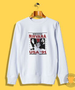 Nirvana USA Tour 91 Vintage Sweatshirt