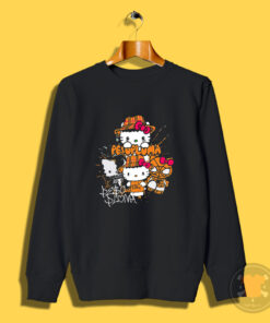 Peso Pluma Orange Hello Kitty Retro Sweatshirt