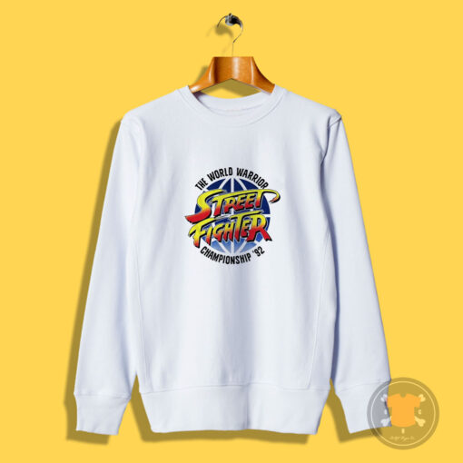 Street Fighter 2 The world warrior championship year 1992 Sweatshirt