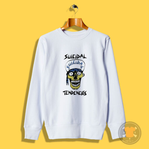 Suicidal Tendencies Cd Igo Flip Cap Skull Sweatshirt