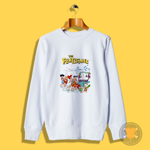 The Flintstones Cartoon Funny Sweatshirt