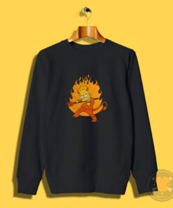 The Simpsons Devilish Bart Simpson Sweatshirt