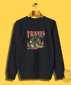 Travis Scott La Flame Vintage Sweatshirt