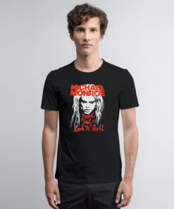Vintage 90s Michael Monroe Rock Like fck Album Tour T Shirt