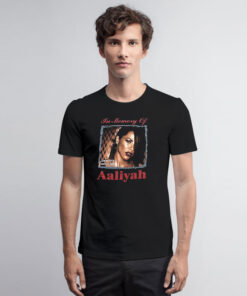 Vintage Aaliyah Try Again Memorial T Shirt