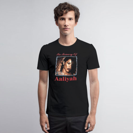 Vintage Aaliyah Try Again Memorial T Shirt