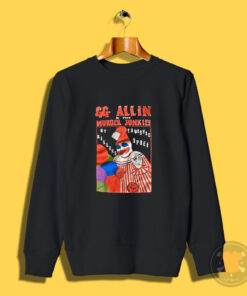 Vintage GG Allin The Murder Junkies Sweatshirt