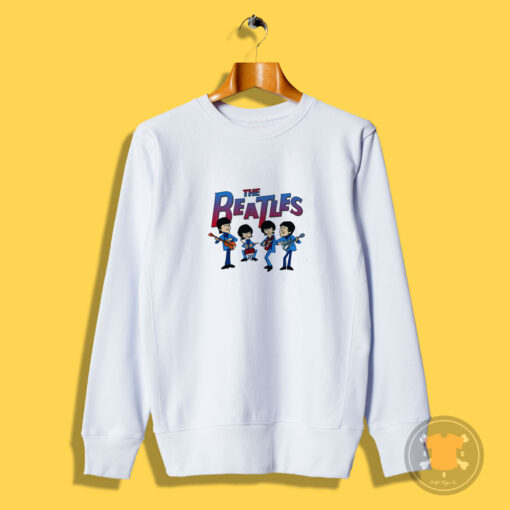 Vintage The BEATLES Saturday Morning Cartoons Show Sweatshirt