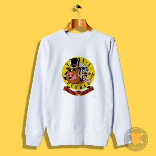 Welcome To The Jungle Timon And Pumba Sweatshirt