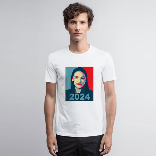 AOC for President 2024 AOC See Through T Shirt