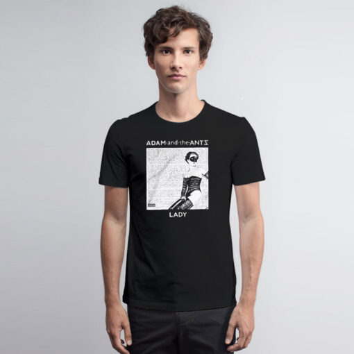 Adam And The Ants Lady Logo T Shirt