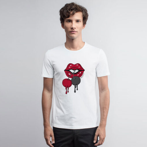 Luscious Lips Dripping T Shirt