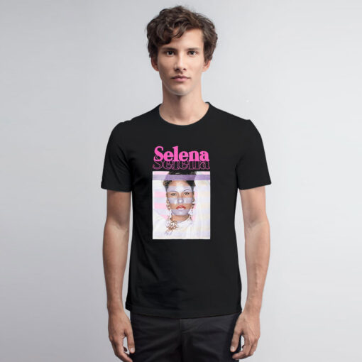 Selena Pearls Portrait Vintage T Shirt