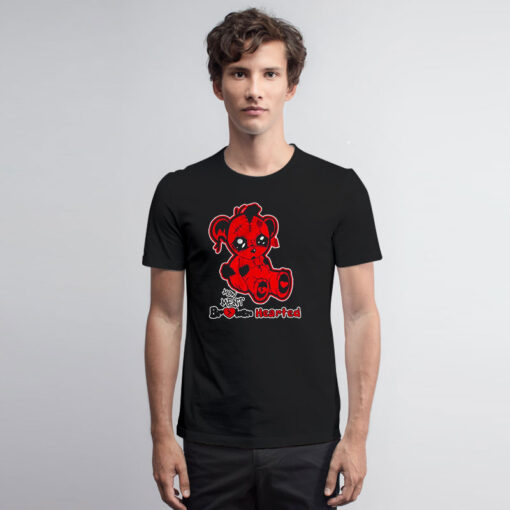 Teddy Bear Broken Hearted Red Thunder T Shirt