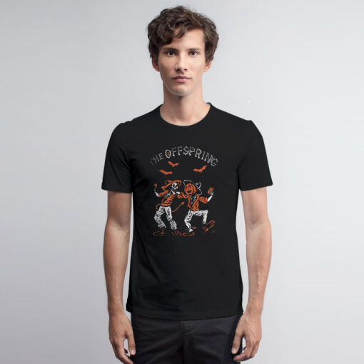 The Offspring Skeleton and Pumpkin Dance T Shirt