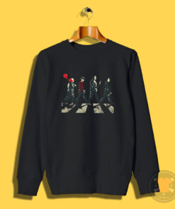 Abbey Road Horror Movies Characters Vintage Sweatshirt