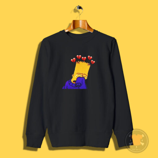 Bart Simpson Sad Sweatshirt