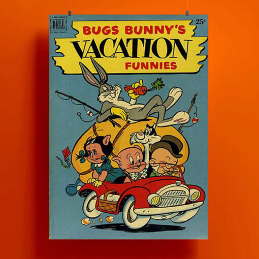 Bugs Bunny and the Gang Vintage Poster