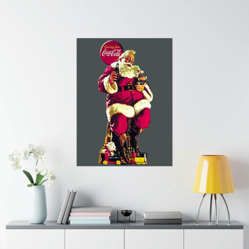 Coke Cola Santa Christmas Poster 1