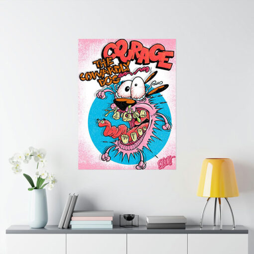 Courage The Cowardly Dog Poster 1