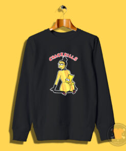 Crack Kills Bart Simpson Parody Sweatshirt