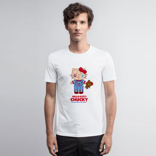 Hello Kitty Chucky Horror Movie T Shirt