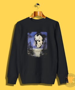 Jason Voorhees Face In The Sky Sweatshirt