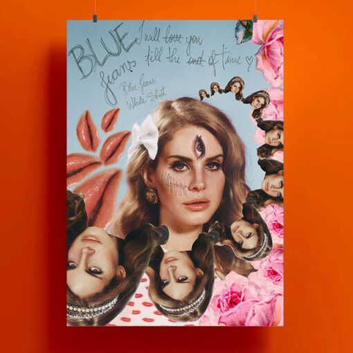 Lana Del Rey Blue Jeans Poster