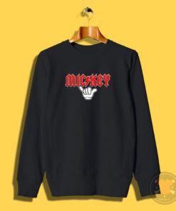 Mickey Mouse ACDC Style Sweatshirt