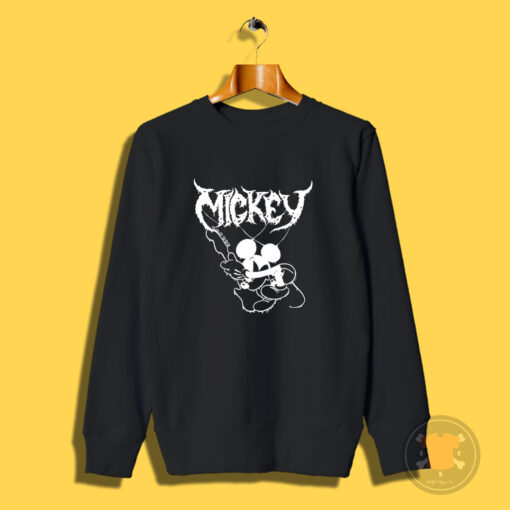 Mickey Mouse Band Rock Metal Sweatshirt