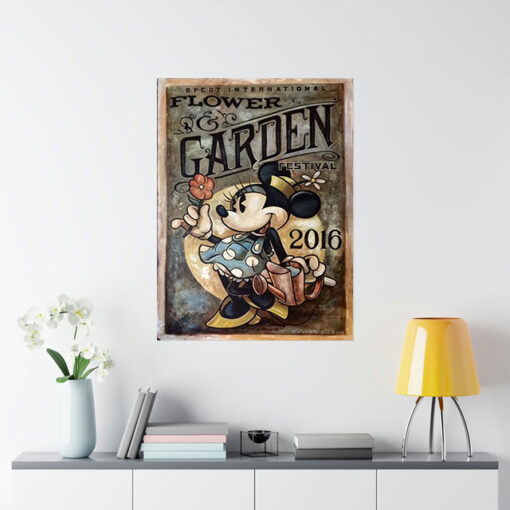 Minnie Mouse Garden Disney Poster 1