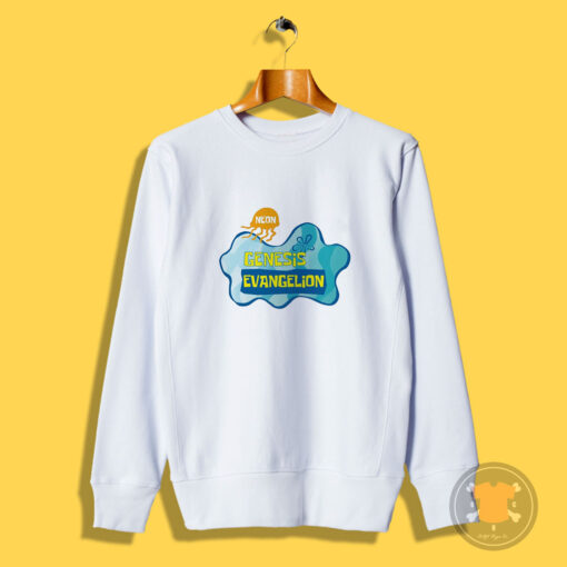 Neon Genesis Evangelion X Spongebob Sqaurepants Sweatshirt