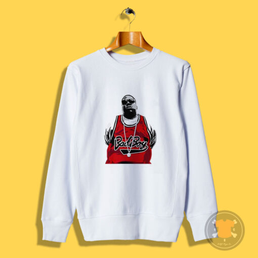 Notorious Bad Boy Biggie Jersey Sweatshirt