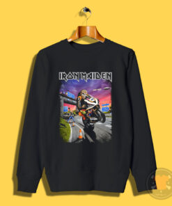 Peter Hickman Trooper Iron Maiden Helmet Motorcycle Racing Sweatshirt