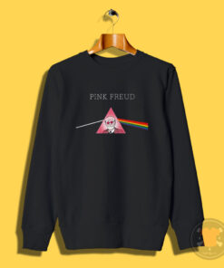 Pink Freud Funny Graphic Sweatshirt