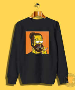 Post Malone Simpson Smoke Sweatshirt