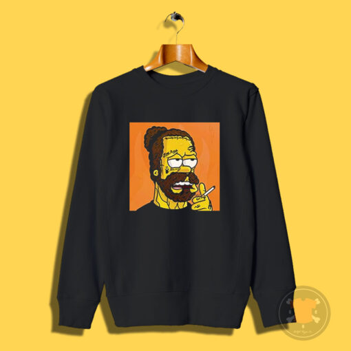 Post Malone Simpson Smoke Sweatshirt