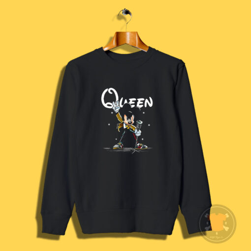 Queen Freddie Mercury Mickey Mouse Sweatshirt