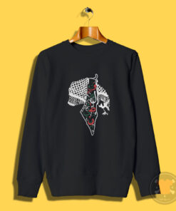 Rashida Tlaib Palestine Shemagh Maps Custom Sweatshirt