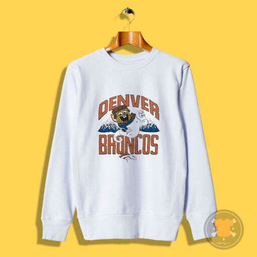 Retro SpongeBob X Denver Broncos Sweatshirt