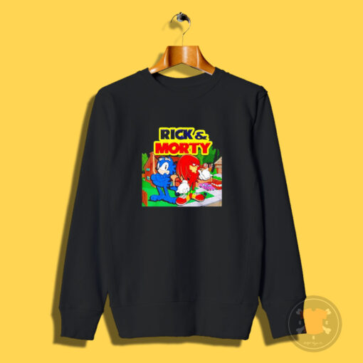 Rick And Morty Garfield Knuckles Sweatshirt