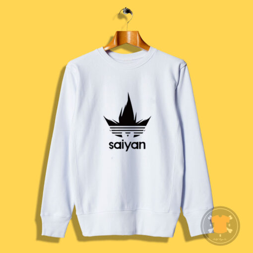 Saiyan Adidas Dragon Ball Z Parody Sweatshirt