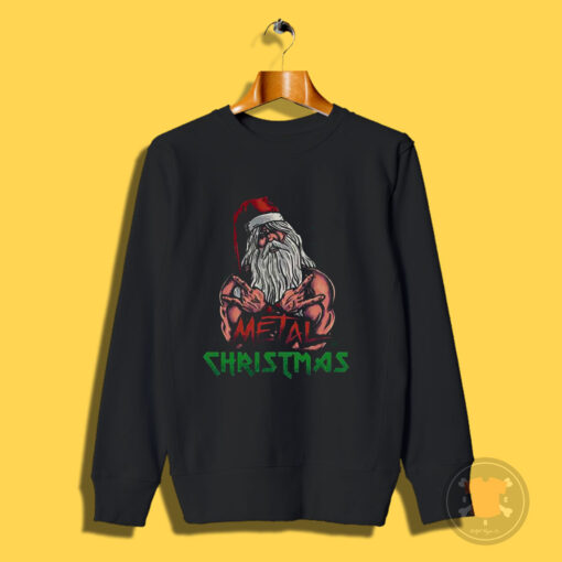 Santa Metal Christmas Sweatshirt