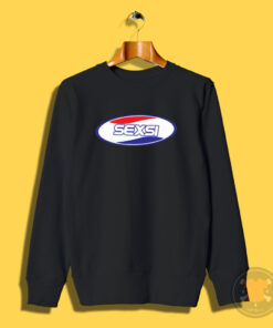 Sexsi X Pepsi Logo Parody Sweatshirt