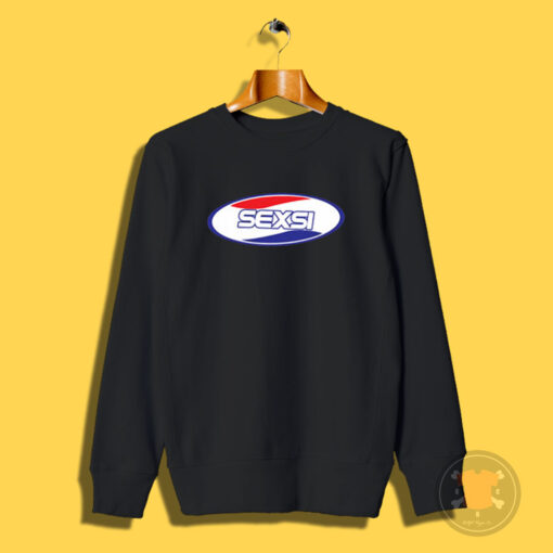 Sexsi X Pepsi Logo Parody Sweatshirt