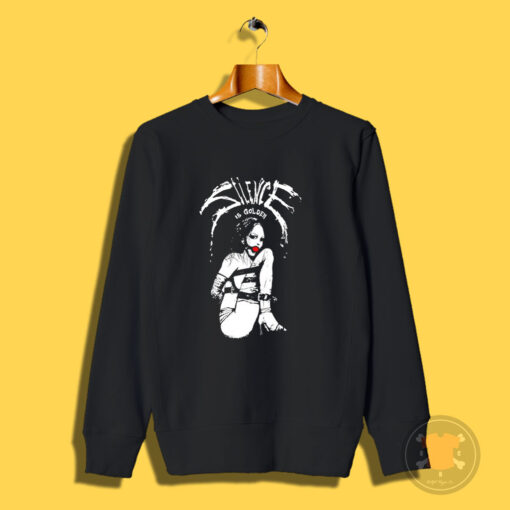 Silence Is Golden Bondage Sweatshirt