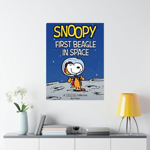 Snoopy Firt Beagle In Space Poster 1