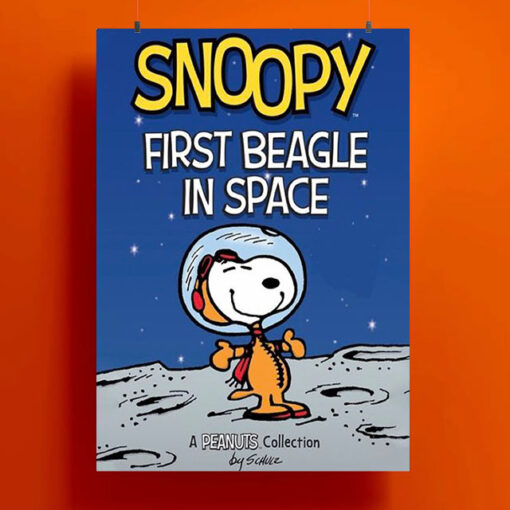 Snoopy Firt Beagle In Space Poster